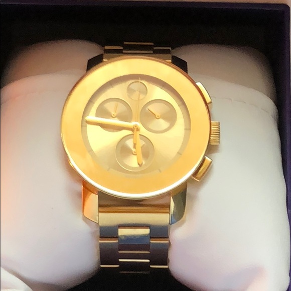 Movado Accessories Bold Gold Watch Mvd20058 Poshmark